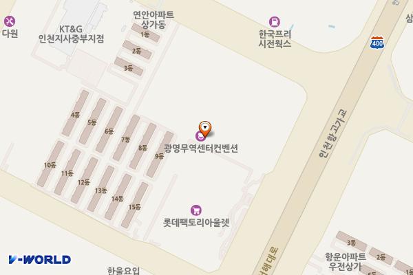인천웨딩홀 엘마리노 앳 인천 위치 지도 — 인천광역시 제물포구 서해대로 227
