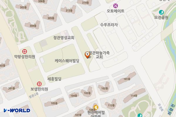 부산 기장 모전1리 공영주차장 위치 지도 — 부산 기장군 정관읍 모전리 742-6