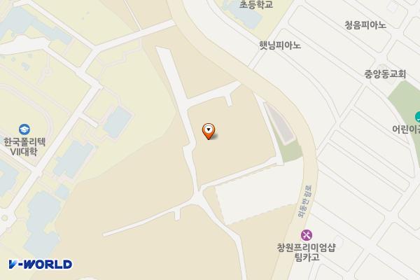 경남 창원시 대상공원 메인주차장 위치 지도 — 경상남도 창원시 성산구 내동 산 27-15