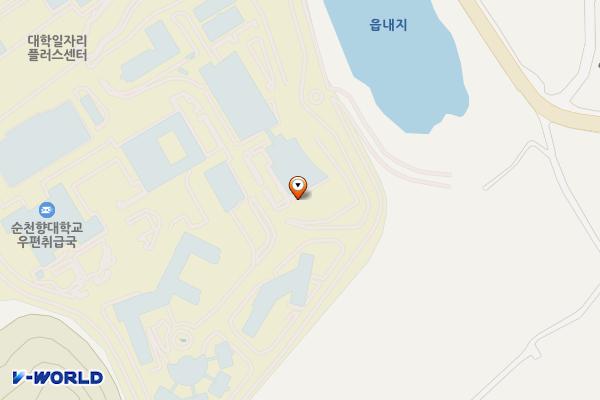 순천향대학교 멀티미디어관 주차장 위치 지도 — 충청남도 아산시 신창면 순천향로 22-11