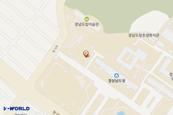 경상남도청 위치 지도 — 경상남도 창원시 의창구 중앙대로 300