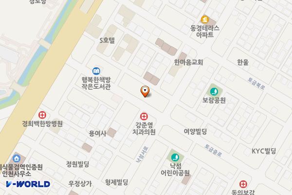 용현5동 제2노상주차장 위치 지도 — 인천광역시 미추홀구 토금중로 13(용현동)