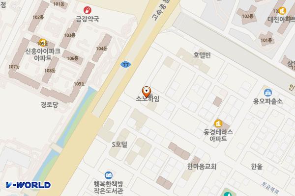 용현5동 제1노상주차장 위치 지도 — 인천광역시 미추홀구 토금북로5