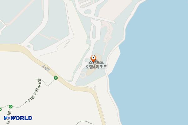 통영 스탠포드호텔 위치 지도 — 경상남도 통영시 도남로 347