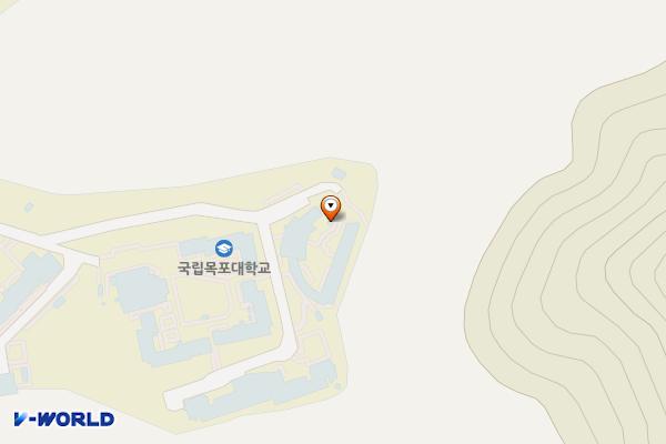 목포대학교 도림캠퍼스 한울관 위치 지도 — 전남광주통합특별시 무안군 청계면 영산로 1666