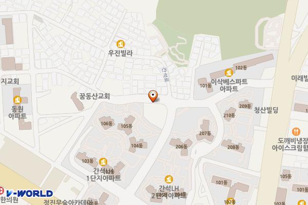 돌산마루1호 공영주차장 위치 지도 — 인천광역시 남동구 용천로176번길 70