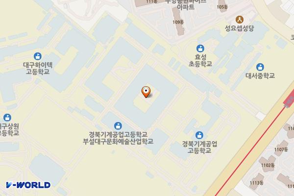 대구 경북기계공업고등학교 위치 지도 — 대구광역시 달서구 월배로 275
