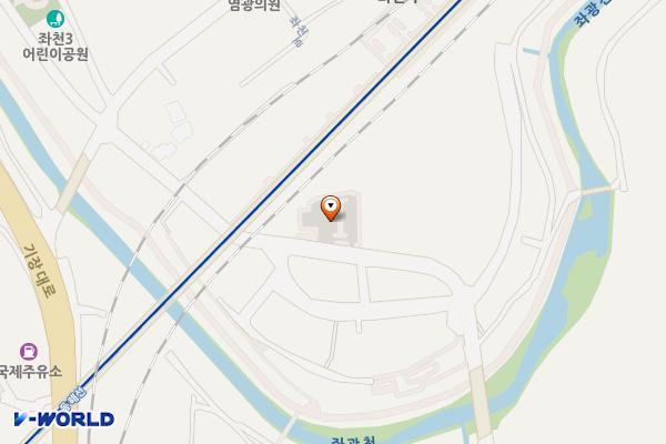 부산 좌천 재래시장 노외공영주차장 위치 지도 — 부산광역시 기장군 장안읍 장곡길 178