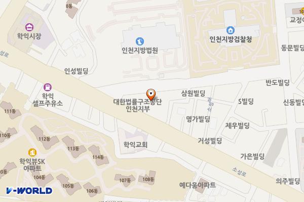 학익2동제1노상주차장 위치 지도 — 인천광역시 미추홀구 소성로 171(학익동)