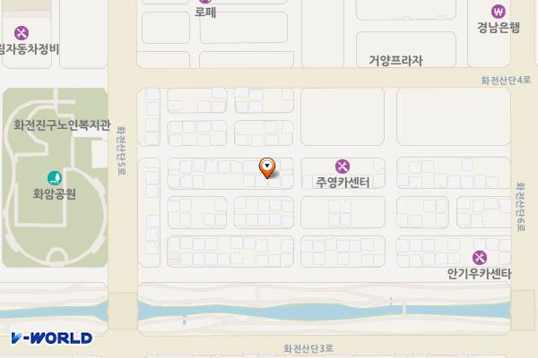서부산호텔 위치 지도 — 부산광역시 강서구 화전산단4로25번길 53