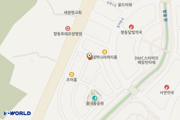 DMC아미오피스텔 위치 지도 — 경기도 고양시 덕양구 향동로 194