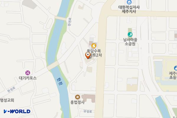 제주갤럭시호텔 위치 지도 — 제주특별자치도 제주시 남성로 33