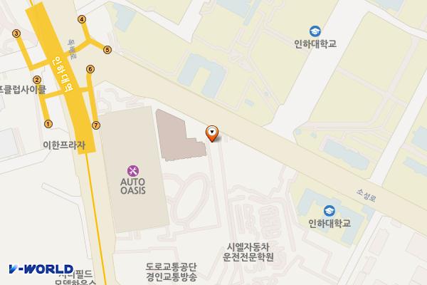 용현5동 제22노상주차장 위치 지도 — 인천광역시 미추홀구 소성로 22