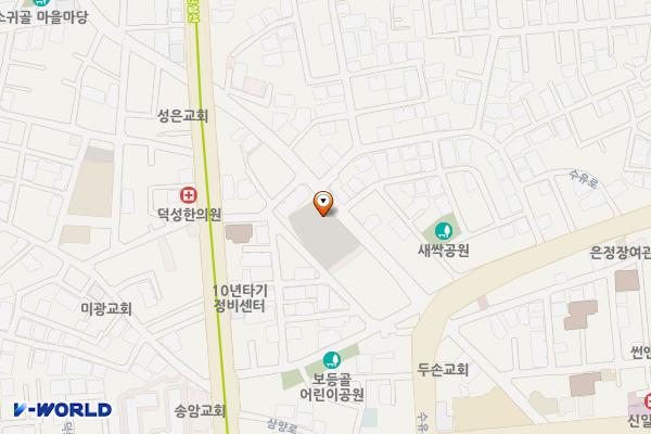 인수동공영주차장 위치 지도 — 서울특별시 강북구 삼양로92길 34
