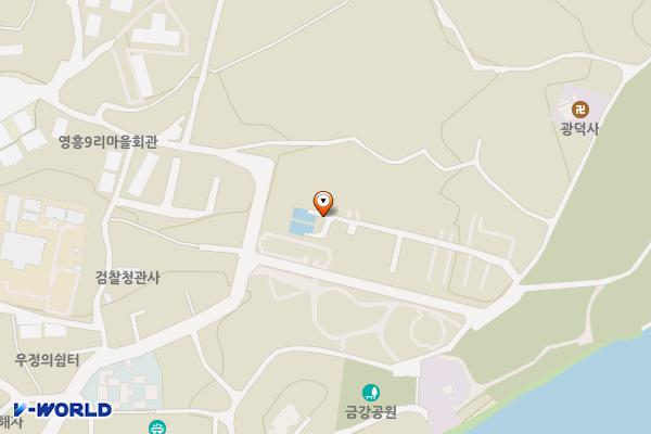 영월수도사업소 위치 지도 — 강원특별자치도 영월군 영월읍 금강공원길 157
