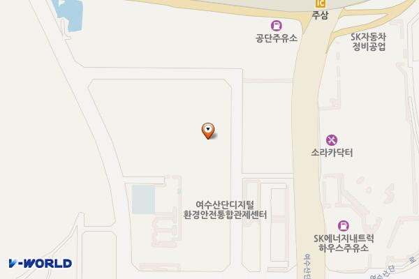 전남테크노파크(화학산업센터) 위치 지도 — 전남광주통합특별시 여수시 삼동2길 19