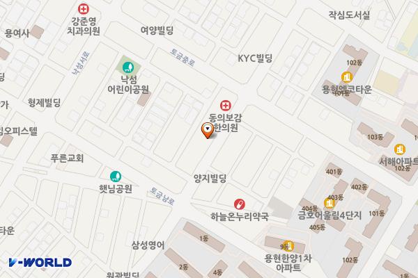 용현5동 제13노상주차장 위치 지도 — 인천광역시 미추홀구 낙섬중로 41(용현동)
