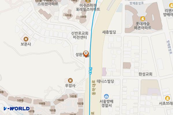 동작갯마을 공영주차장 위치 지도 — 서울특별시 동작구 동작대로 213
