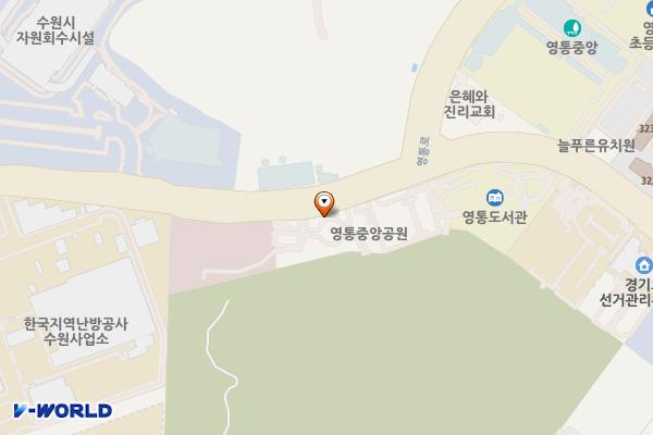 한국자산관리공사 수원통합청사 위치 지도 — 경기도 수원시 영통구 청명로 141