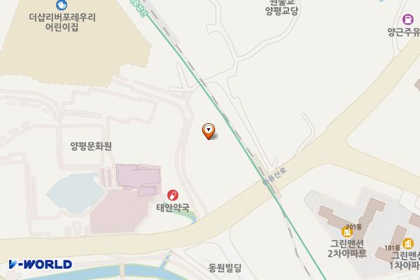 양평역공영주차장 위치 지도 — 경기도 양평군 양평읍 마유산로 29-12