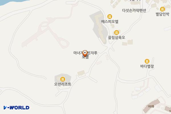 히든힐호텔 위치 지도 — 제주특별자치도 제주시 애월읍 고내로13길 73