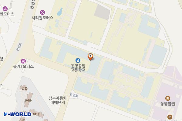 동명대학교 위치 지도 — 부산광역시 남구 신선로 428