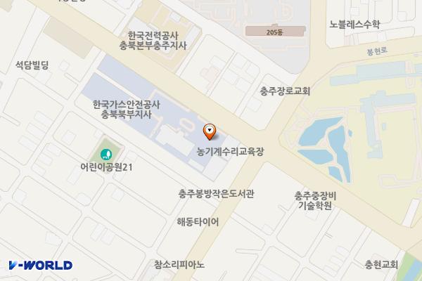 충주시시설관리공단 청사 위치 지도 — 충청북도 충주시 탄금대로 117