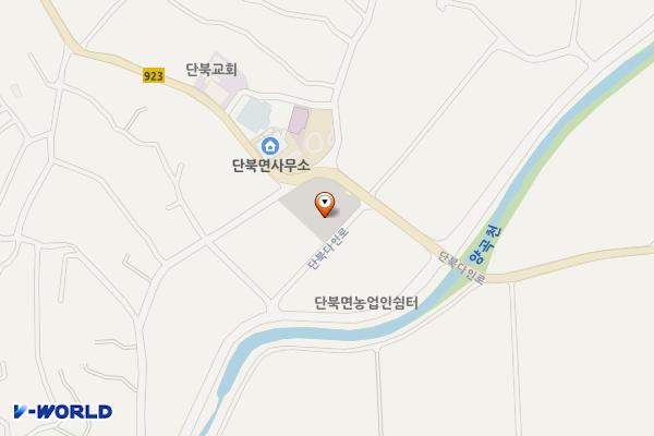 의성군청 단북면사무소 위치 지도 — 경상북도 의성군 단북면 이연리 605