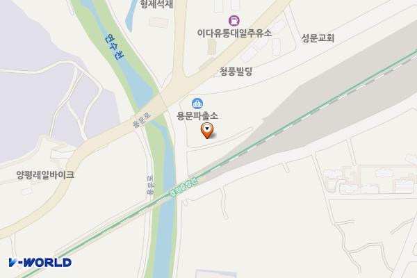 양평 용문천년시장 위치 지도 — 경기도 양평군 용문면 다문리 797-1