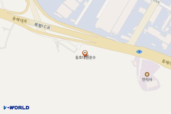 동해 동호운수(시민개방 충전소) 위치 지도 — 강원특별자치도 동해시 동해대로 4621