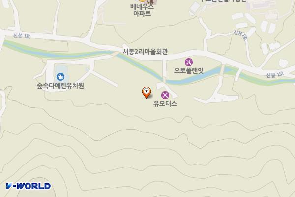 용인 파크존스크린골프장 위치 지도 — 경기도 용인시 수지구 신봉1로 313-4