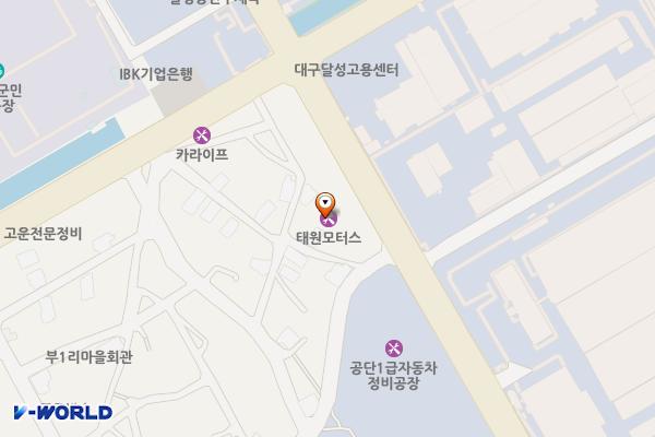 대구 태원모터스 위치 지도 — 대구광역시 달성군 논공읍 논공중앙로34길 10