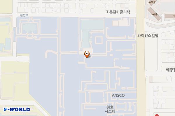 대전 아이쓰리시스템(주) 위치 지도 — 대전광역시 유성구 엑스포로 435