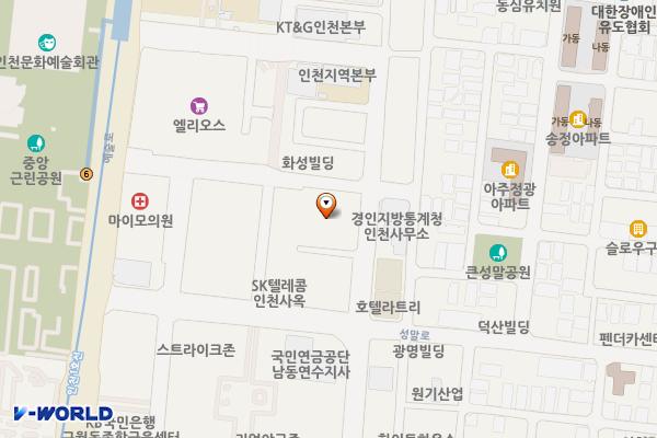 인천 모아메디컬타운(B1F) 위치 지도 — 인천광역시 남동구 인하로507번길 63
