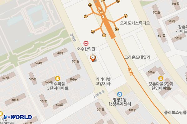 고양 뉴욕프라자(7F) 위치 지도 — 경기도 고양시 일산동구 장백로 178