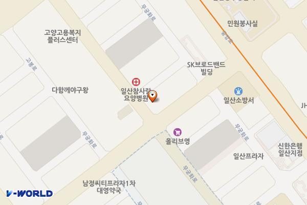 고양 풍성프라자(B1F) 위치 지도 — 경기도 고양시 일산동구 무궁화로 31-2