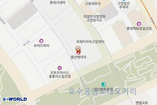 고양 고일프라자(B2F) 위치 지도 — 경기도 고양시 일산동구 중앙로1275번길 60-14