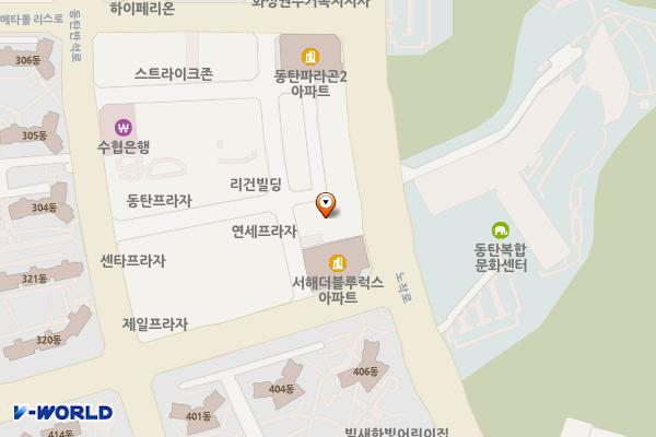 동탄 동일하이빌 위치 지도 — 경기도 화성시 동탄중심상가1길 18