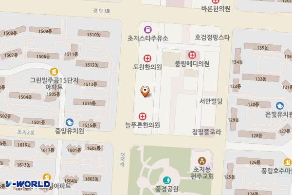 태영프라자 안산 위치 지도 — 경기도 안산시 단원구 초지로 90