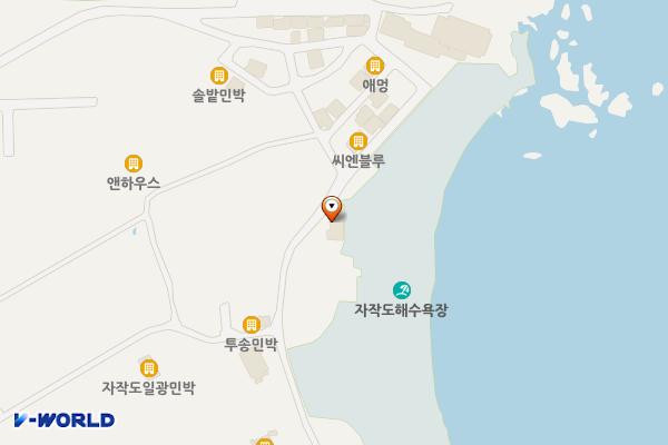 코코앤루루펜션 위치 지도 — 강원특별자치도 고성군 죽왕면 자작도선사길 99