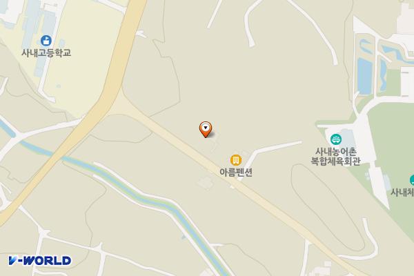 플라워펜션 위치 지도 — 강원도 화천군 사내면 화악산로 1042