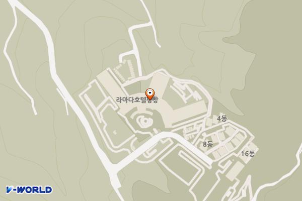 라마다호텔앤리조트 위치 지도 — 강원특별자치도 평창군 대관령면 오목길 107