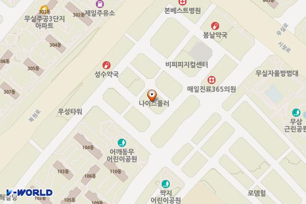 원주 휴먼팰리스 위치 지도 — 강원특별자치도 원주시 능라동길 78
