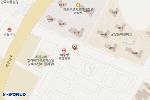 과천어반프라자 위치 지도 — 경기도 과천시 과천대로6가길 52