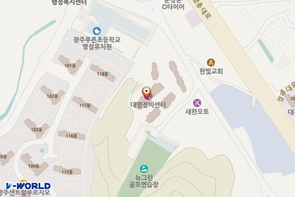 월드메르디앙 라테라스 1단지 위치 지도 — 경기도 광주시 쌍령동 429-11, 월드메르디앙 라테라스 1단지