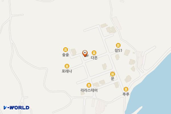 대부도펜션 위치 지도 — 경기도 안산시 단원구 대부남동 519-64