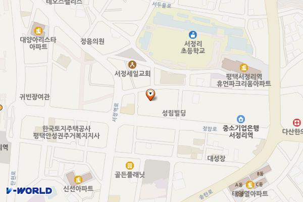 평택 서정라페온빌3차 위치 지도 — 경기도 평택시 정암로 21