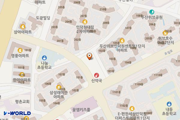 엔젤 프라자 위치 지도 — 경기도 의왕시 평의길 34