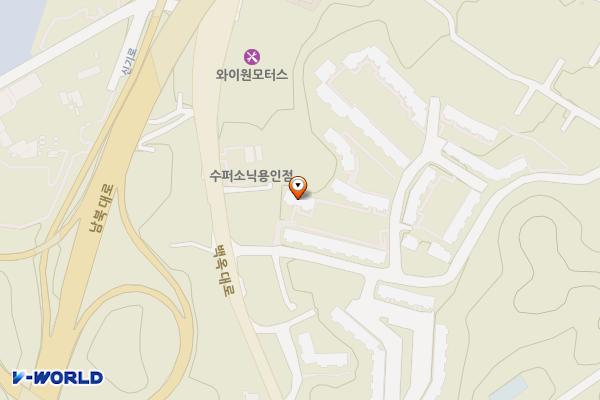 WK용인 남동타운하우스 위치 지도 — 경기도 용인시 처인구 백옥대로884번길 15-3