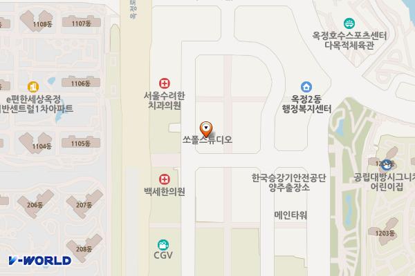 부자로타워 위치 지도 — 경기도 양주시 옥정동로7다길 74